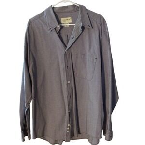 SALE Eddie Bauer Mens Blue Casual Button Down Shirt
